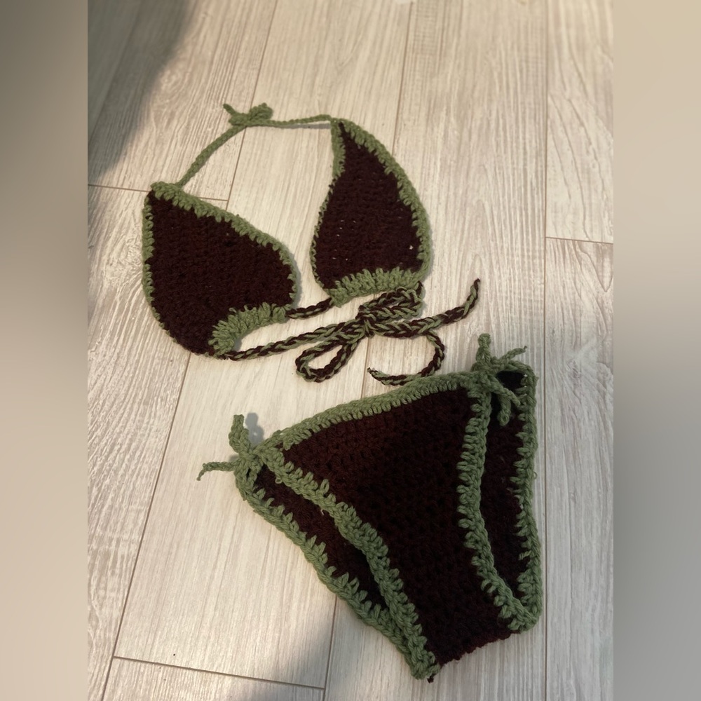 Hand crocheted bikini!